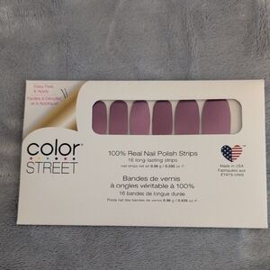 Color Street Purple Nail Polish Strips Iris-dium